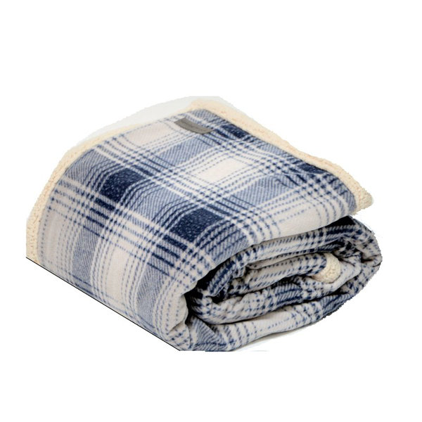 Nordic Plaid Fleece Throw & Reviews | Joss & Main